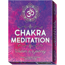 Load image into Gallery viewer, Chakra Meditation (Crystal , Board &amp; Guidebook Set) By Alberto Zanellato
