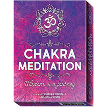 Load image into Gallery viewer, Chakra Meditation (Crystal , Board & Guidebook Set) By Alberto Zanellato