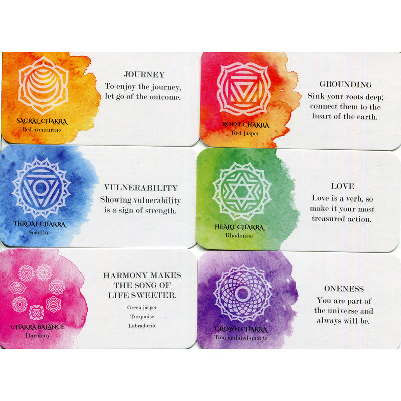Chakra Love Mini Cards Katie Manekshaw Kailash 