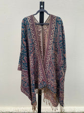 Load image into Gallery viewer, Poncho w/ Golden Threads