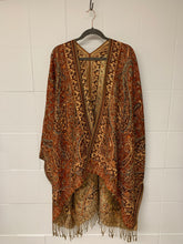 Load image into Gallery viewer, Poncho w/ Golden Threads