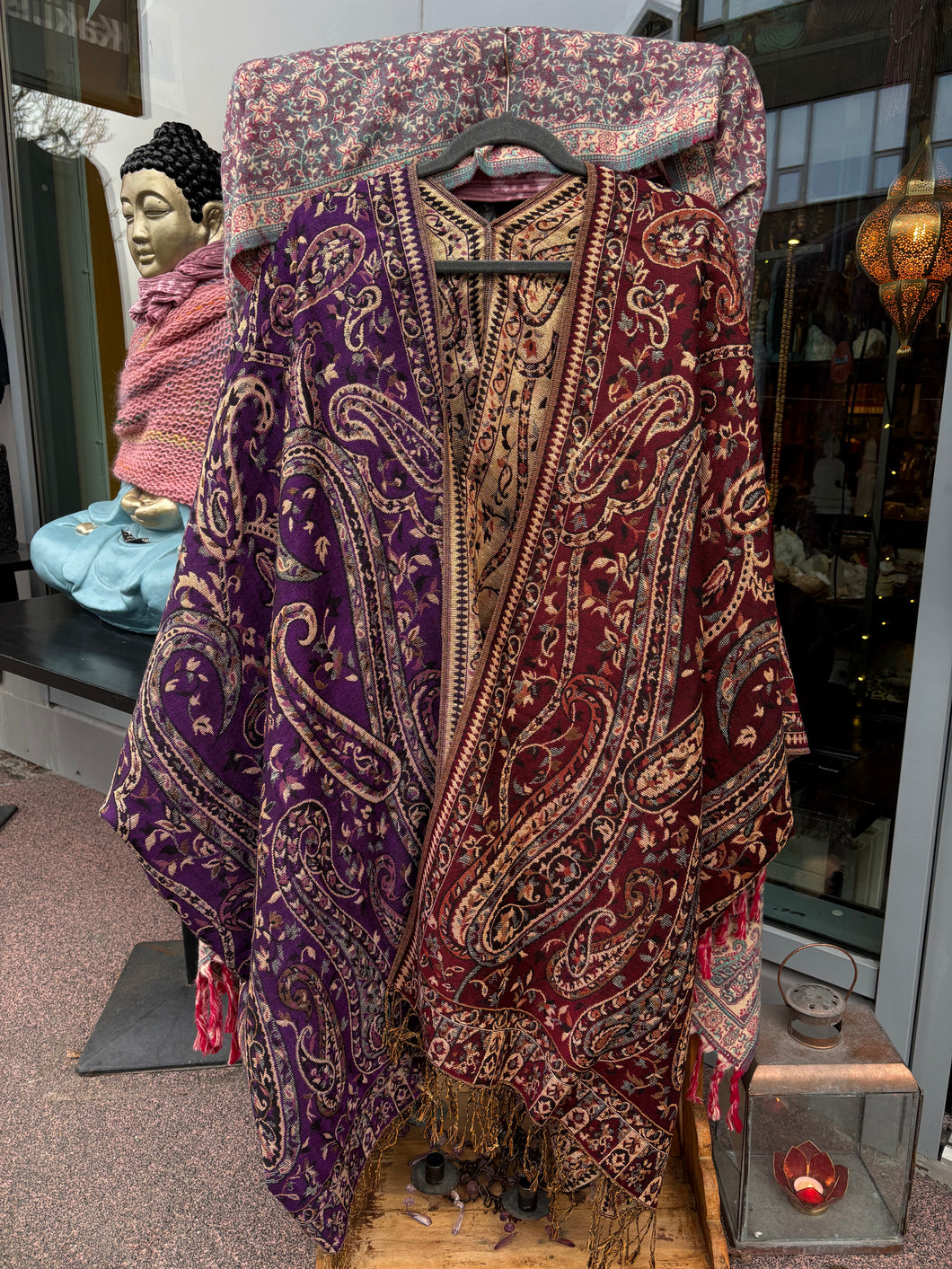 Poncho w/ Golden Threads