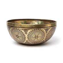 Load image into Gallery viewer, Söngskál Shakyamuni Buddha handmáluð
