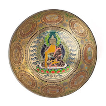 Load image into Gallery viewer, Söngskál Shakyamuni Buddha handmáluð
