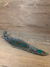 Load image into Gallery viewer, Aluminium Mosaic Incense Burner
