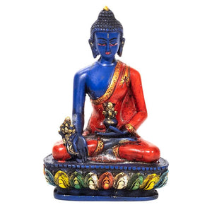 Medicine Buddha coloured