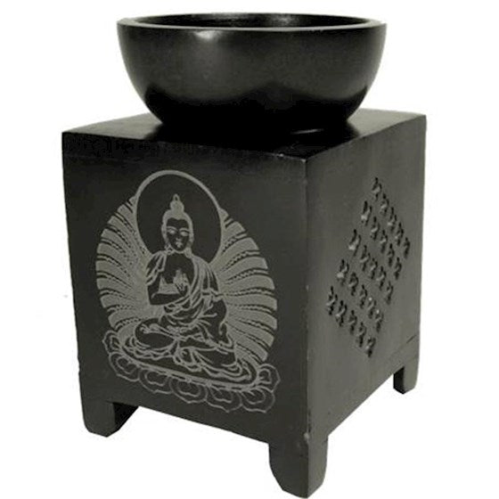 Oil burner soapstone Buddha
