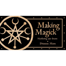 Load image into Gallery viewer, Making Magick Mini Cards - Priestess Moon
