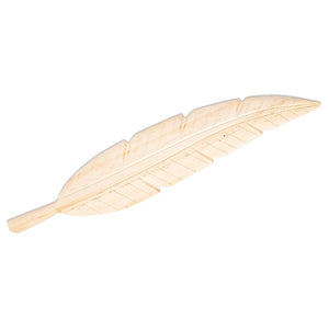 Wooden feather