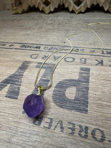 Teardrop Crystal Necklace