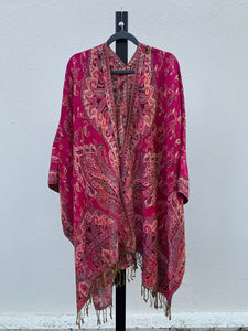 Poncho w/ Golden Threads