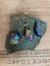 Load image into Gallery viewer, Keychain Rainbow Amethyst
