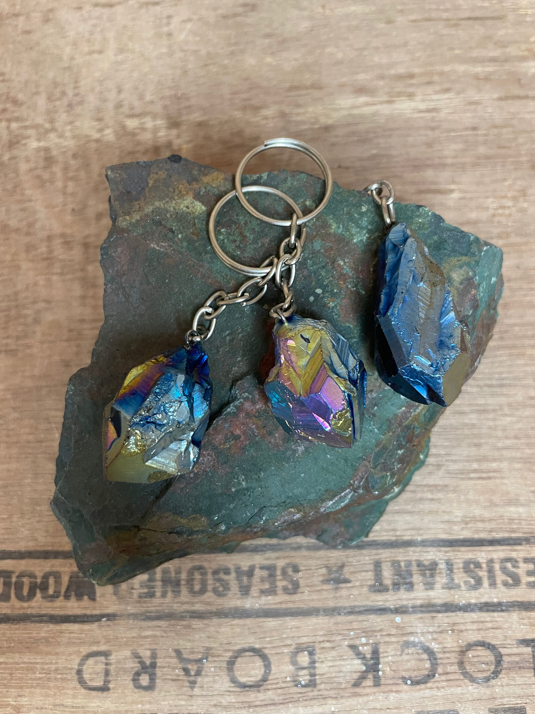 Keychain Rainbow Amethyst