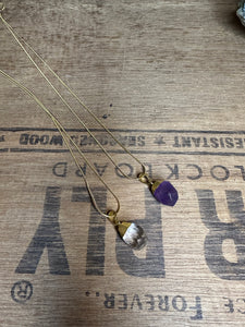 Teardrop Crystal Necklace