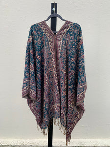 Poncho w/ Golden Threads