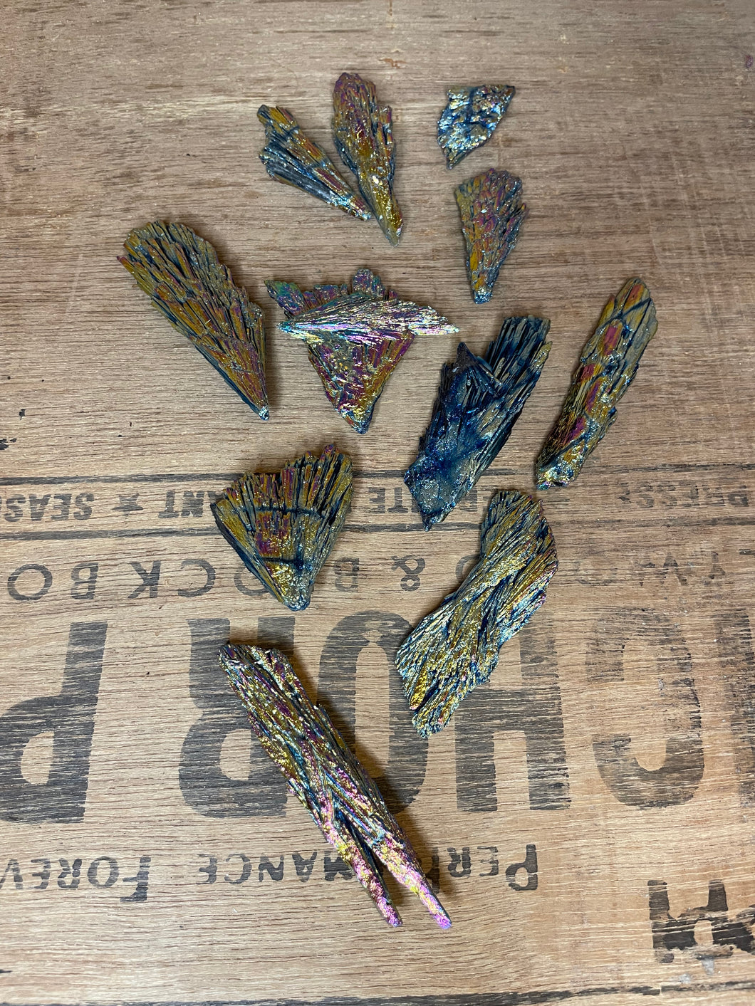Rainbow Aura Kyanite