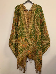 Poncho w/ Golden Threads
