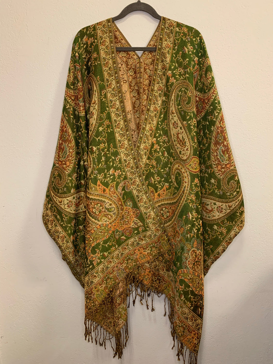 Poncho w/ Golden Threads
