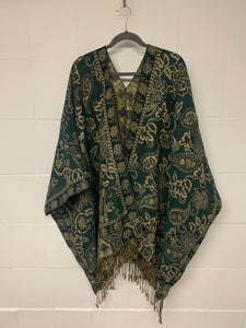 Poncho Coarse w/ Golden Thread