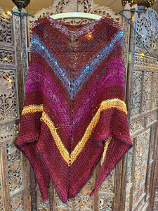 Handmade Chakras Shawl