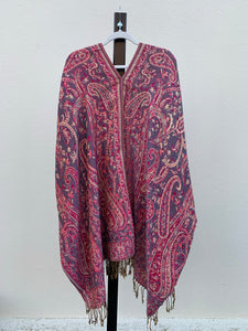 Poncho w/ Golden Threads