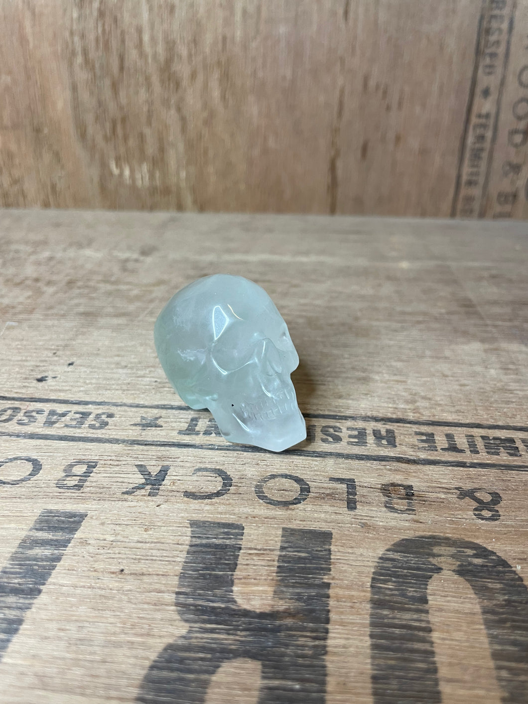 Fluorite Skull