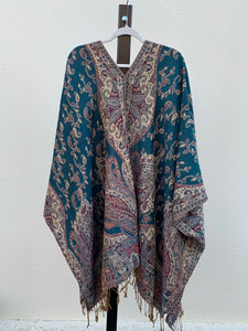 Poncho w/ Golden Threads