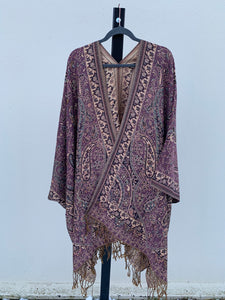 Poncho w/ Golden Threads