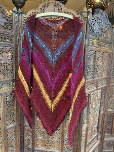 Handmade Chakras Shawl