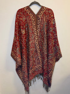Poncho w/ Golden Threads