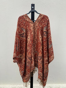 Poncho w/ Golden Threads