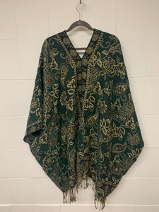 Poncho Coarse w/ Golden Thread